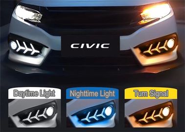 Chine Lampes de brouillard universelles de type Lamborghini Lampes à LED de pare-chocs arrière Pour Honda New Civic 2016 2018 fournisseur