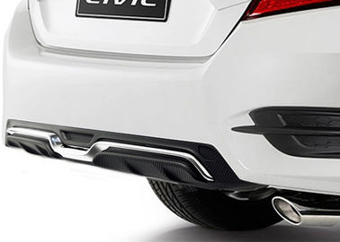 Chine Kits automatiques Honda nouveaux 2016 civiques de corps de rechange 2018 fibres de carbone de diffuseur de pare-chocs arrière fournisseur