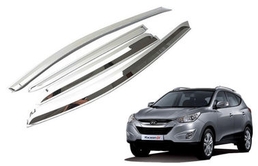 Chine Viseurs solaires chrome Ventilation de l'ombre pour IX35 2009-2013 Hyundai Nouveau Tucson Protecteurs de fenêtre de pluie fournisseur