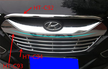 Chine Hyundai IX35 2009 Parties de garniture de carrosserie, bande de garniture de capot chrome / garniture de grille fournisseur