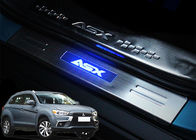 Mitsubishi ASX 2013 2017 Steel Side Door Sill Scuff Plates with LED Light